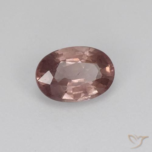 Granato malese naturale rosa da 0,58 ct, taglio ovale, VS-SI