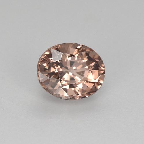 Granato malese naturale arancione da 0,59 ct, taglio ovale, VVS-VS