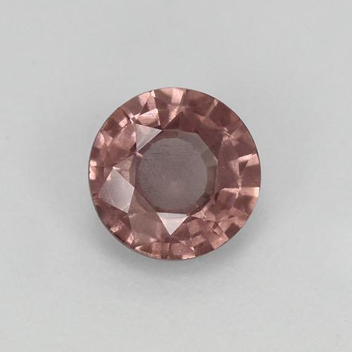 Granato malese naturale rosa da 0,82 ct, taglio rotondo, VS