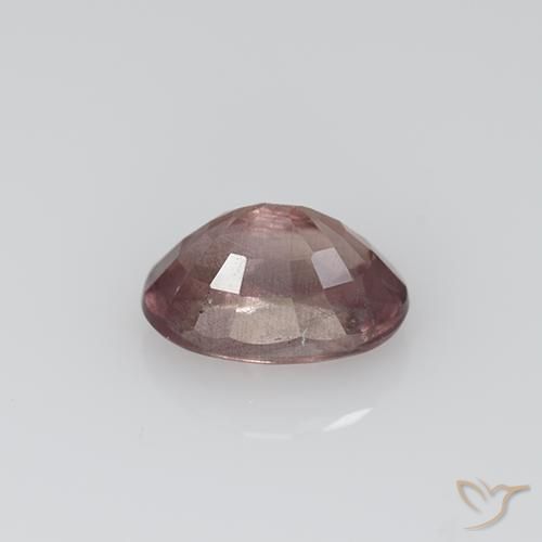 Granato malese naturale rosa da 0,73 ct, taglio ovale, VS