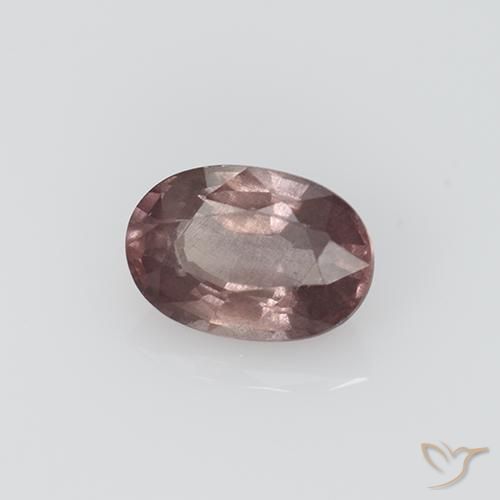 Granato malese Rosa profondo palissandro naturale da 0.70 ct, Ovale, VS