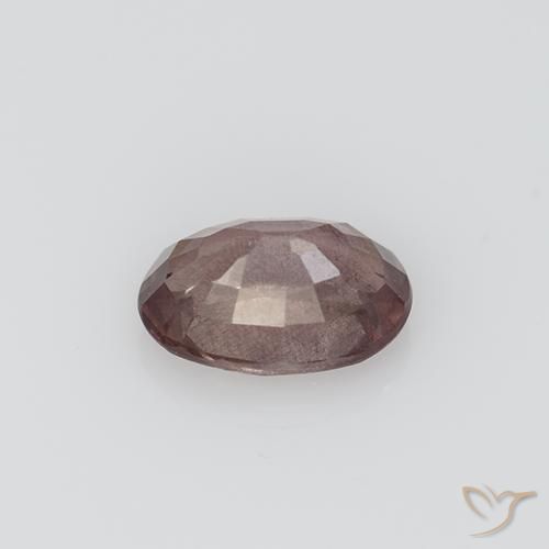 Granato malese Rosa profondo palissandro naturale da 0.70 ct, Ovale, VS