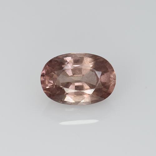 Granato malese Rosa scuro naturale da 0.61 ct, Taglio ovale, VS