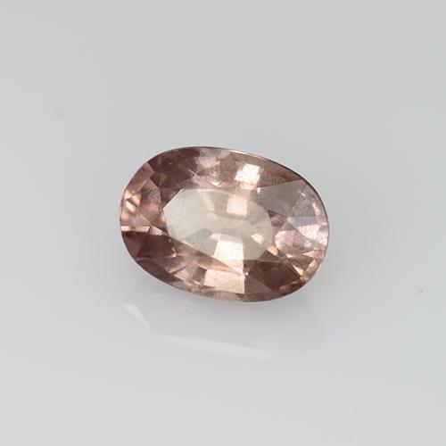 Granato malese Rosa scuro naturale da 0.61 ct, Taglio ovale, VS