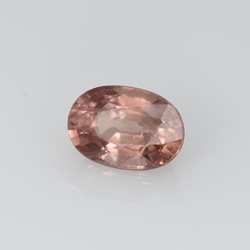 Granato malese naturale rosa da 0,79 ct, taglio ovale, VS