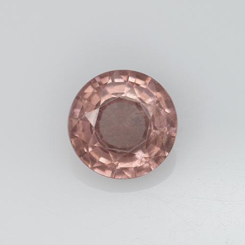 Granato malese Rosa palissandro chiaro naturale da 0.68 ct, Taglio rotondo, VS