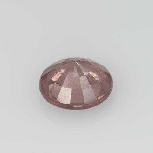 Granato malese Rosa palissandro chiaro naturale da 0.68 ct, Taglio rotondo, VS