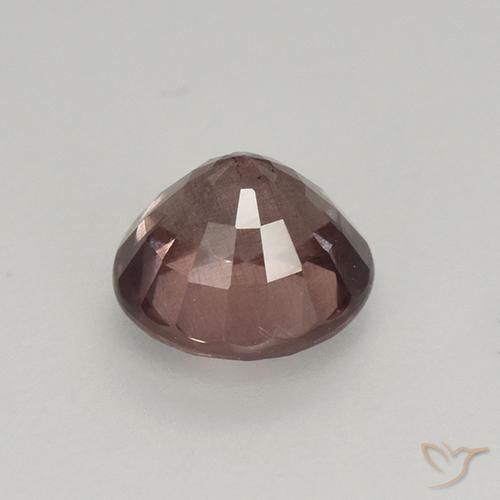 Granato malese Rosso grigiastro naturale da 0.96 ct, Rotondo, VS