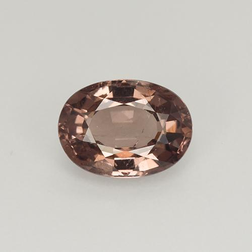 Granato malese naturale rosa da 1,04 ct, taglio ovale, VS