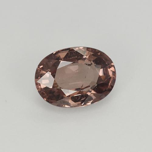 Granato malese naturale rosa da 1,04 ct, taglio ovale, VS