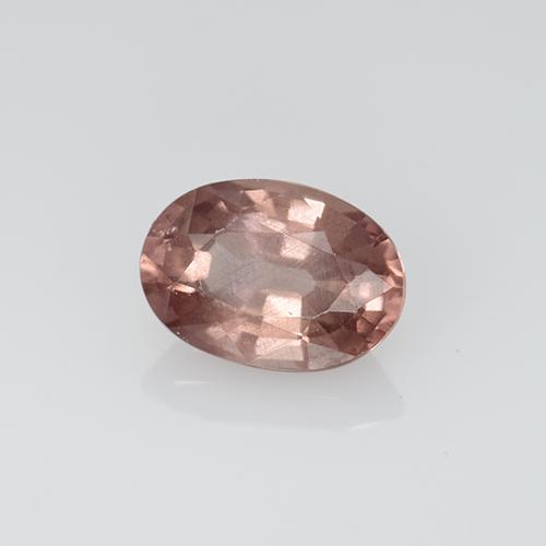 Granato malese Rosa palissandro chiaro naturale da 0.57 ct, Taglio ovale, VS-SI
