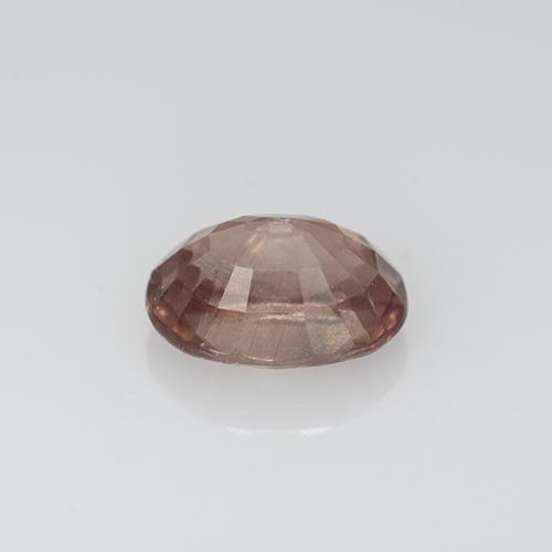 Granato malese naturale rosa da 0,67 ct, taglio ovale, VS