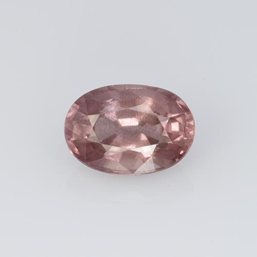 Granato malese naturale rosa da 0,70 ct, taglio ovale, VS
