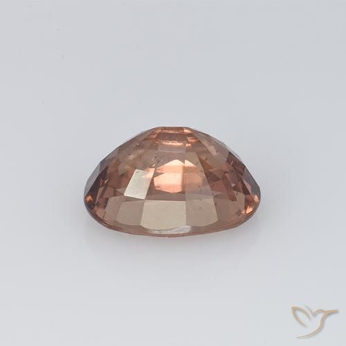 Granato malese Rosa chiaro naturale da 1.28 ct, Ovale, VS