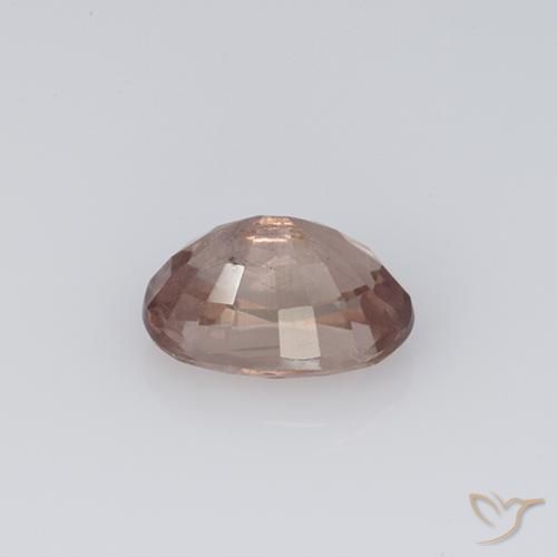 Granato malese Rosa chiaro naturale da 0.77 ct, Taglio ovale, VS