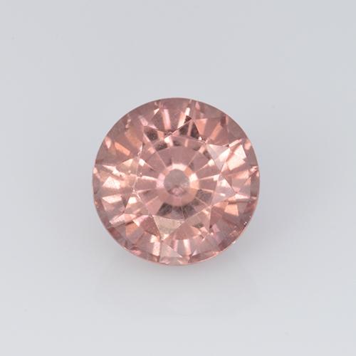 Granato malese naturale rosa da 0,82 ct, taglio rotondo, VS