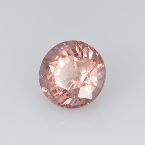Granato malese naturale rosa da 0,82 ct, taglio rotondo, VS