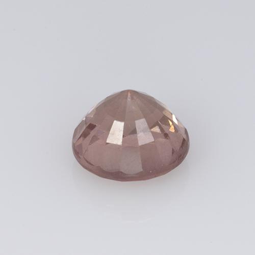 Granato malese naturale rosa da 0,82 ct, taglio rotondo, VS