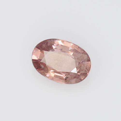 Granato malese naturale rosa da 0,59 ct, taglio ovale, VS