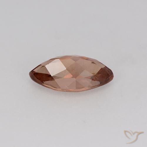 Granato malese Marrone Chiaro Cannella naturale da 1.17 ct, Taglio marquise, VVS-VS