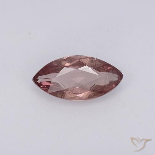 1.17ct Naturale Rosso grigiastro Granato malese, Taglio marquise, VVS-VS, Photo A