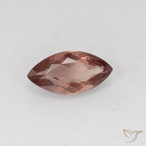 Granato malese Rosso caldo naturale da 1.35 ct, Taglio marquise, VVS-VS