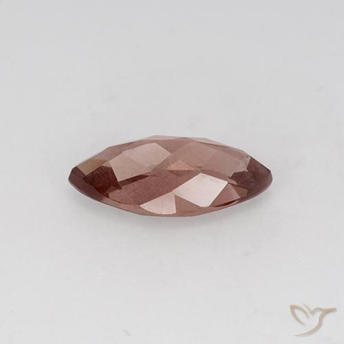 Granato malese Rosso caldo naturale da 1.35 ct, Taglio marquise, VVS-VS