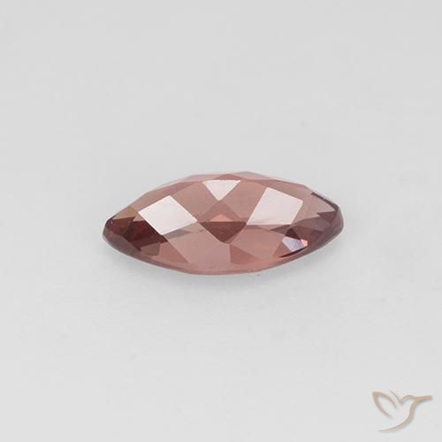 Granato malese Rosso medio naturale da 1.14 ct, Taglio marquise, VVS-VS