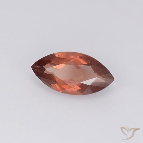 Granato malese Rosso scuro naturale da 1.26 ct, Taglio marquise, VS