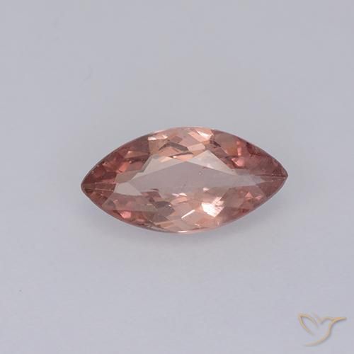 0.87ct Naturale Rosso medio Granato malese, Taglio marquise, VS