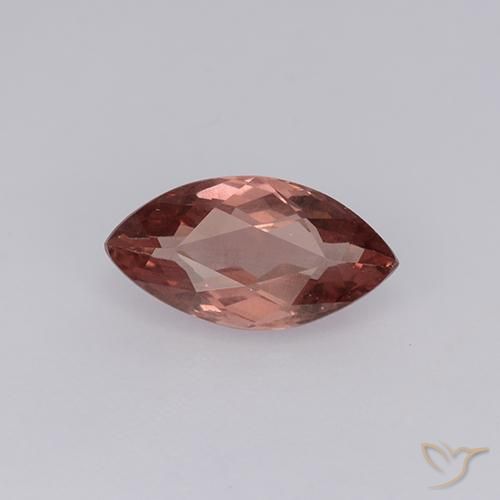 1.37ct Naturale Rosa medio Granato malese, Taglio marquise, VS