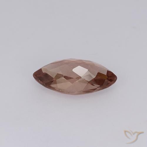 Granato malese Rosa medio naturale da 1.37 ct, Taglio marquise, VS