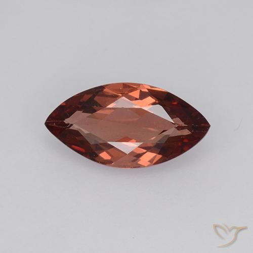 1.22ct Naturale Rosso rosa Granato malese, Taglio marquise, VVS-VS