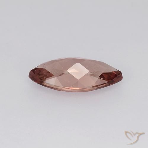 Granato malese Rosso medio naturale da 1.18 ct, Taglio marquise, VVS-VS