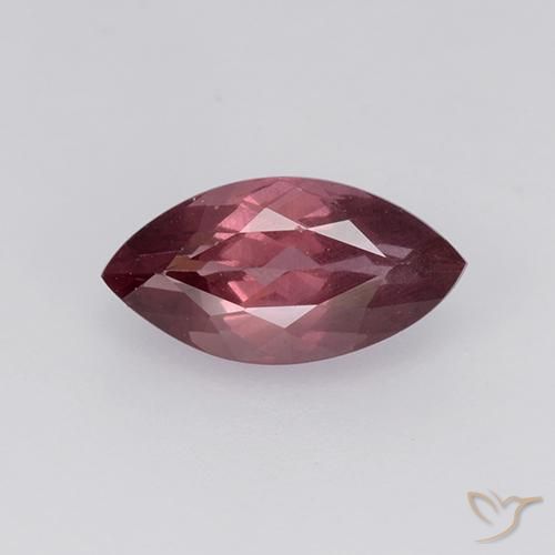 1.17ct Naturale Rosa scuro Granato malese, Taglio marquise, VS