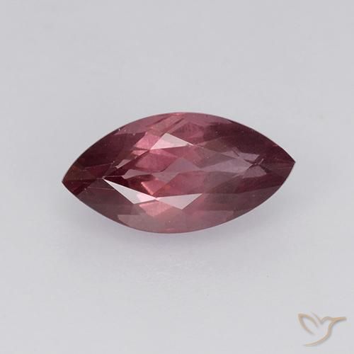 Granato malese Rosa scuro naturale da 1.17 ct, Taglio marquise, VS