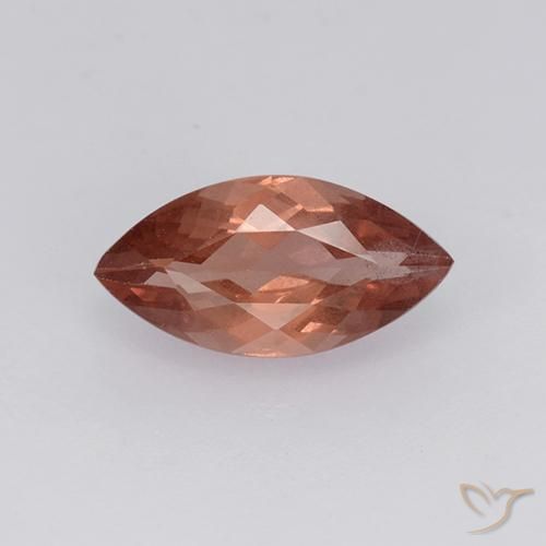 1.06ct Naturale Vino Rosso Caldo Granato malese, Taglio marquise, VVS-VS, Photo A
