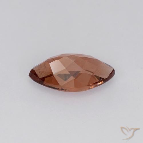 Granato malese Rosso medio naturale da 1.10 ct, Taglio marquise, VVS-VS
