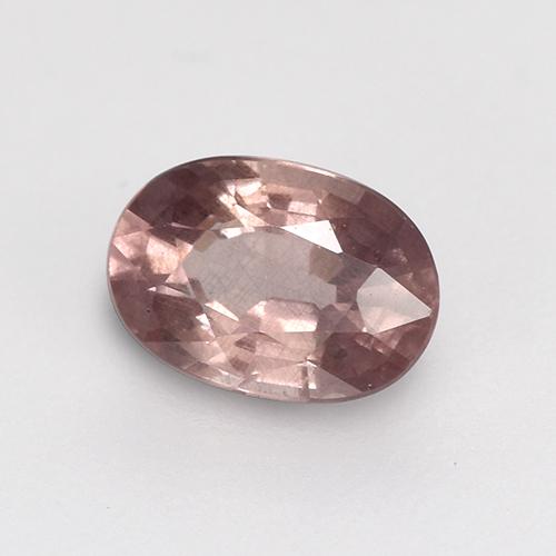 Granato malese naturale rosa da 0,64 ct, taglio ovale, VS