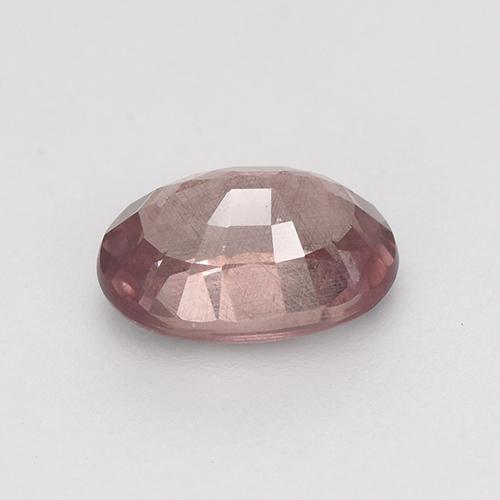 Granato malese naturale rosa da 0,64 ct, taglio ovale, VS