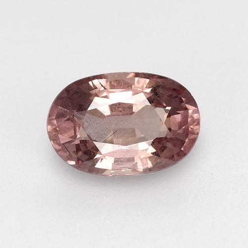 Granato malese naturale rosa da 0,63 ct, taglio ovale, VS