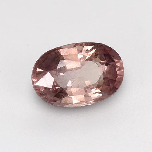 Granato malese naturale rosa da 0,63 ct, taglio ovale, VS