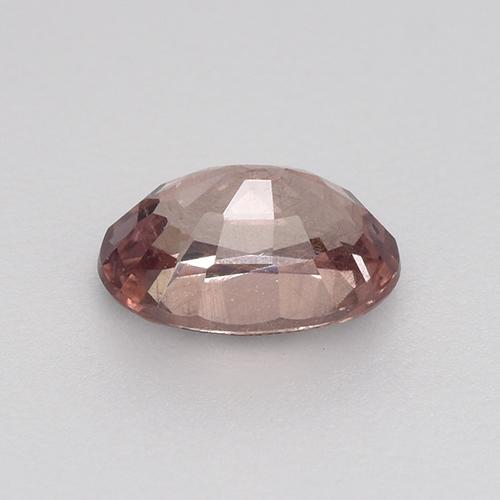 Granato malese naturale rosa da 0,65 ct, taglio ovale, VS