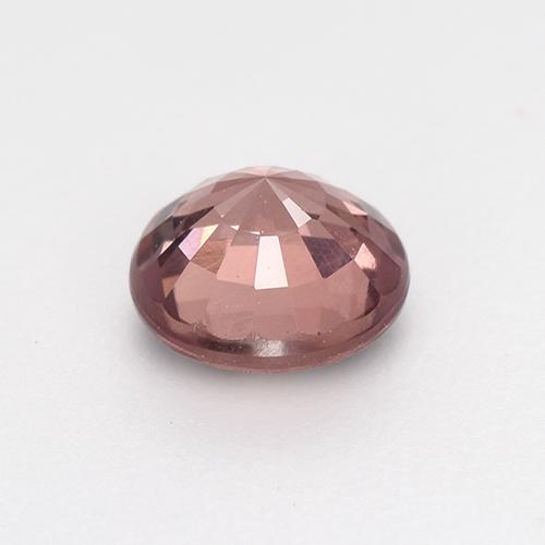 Granato malese naturale rosa da 0,64 ct, taglio rotondo, VS