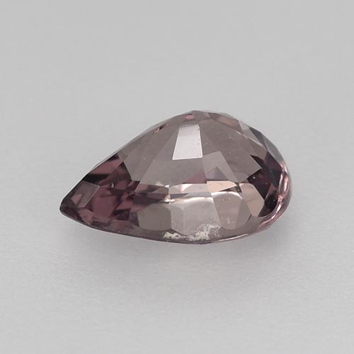 Granato malese Light Greyish Purple naturale da 0.93 ct, Forma a pera, VS