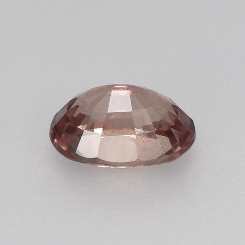Granato malese Rosa profondo palissandro naturale da 0.66 ct, Taglio ovale, VS