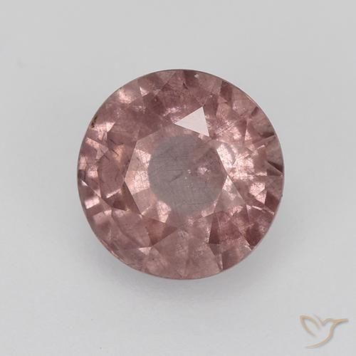 Granato malese Rosa rosa naturale da 0.92 ct, Rotondo, VS-SI