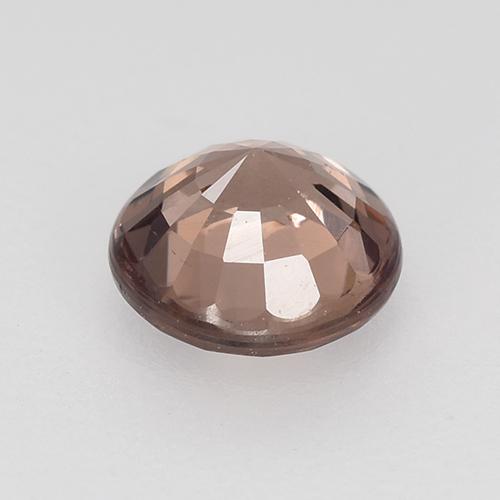 Granato malese rosso indiano naturale da 0.67 ct, Taglio rotondo, VS