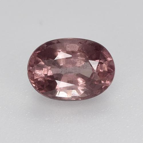 Granato malese naturale rosso da 0,75 ct, taglio ovale, VS