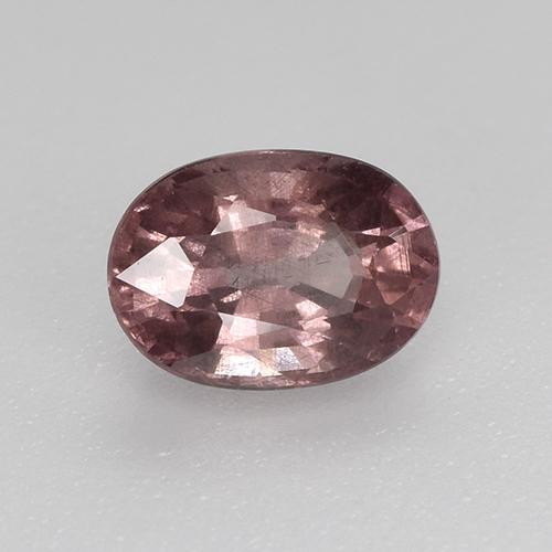 Granato malese naturale rosso da 0,75 ct, taglio ovale, VS